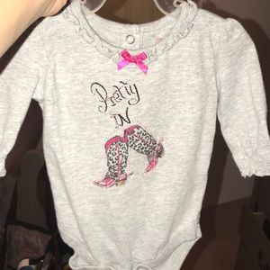 Cute baby long sleeve onesie